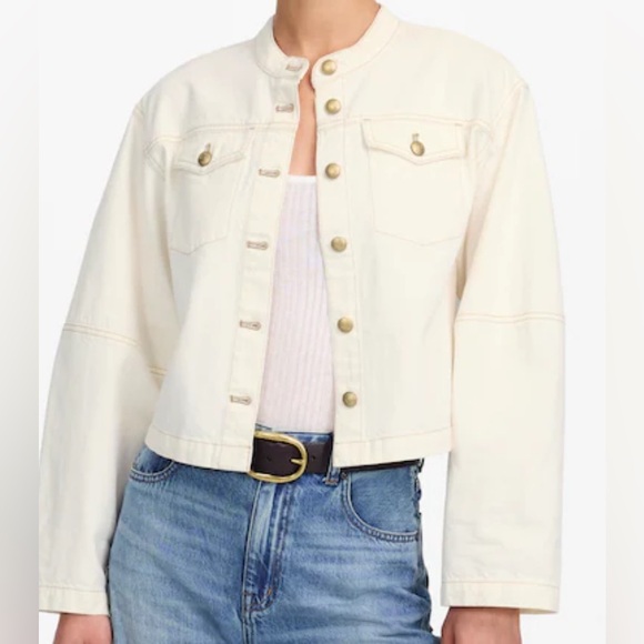 Madewell| Cocoon-Sleeve Denim Lady Jacket - Picture 1 of 5